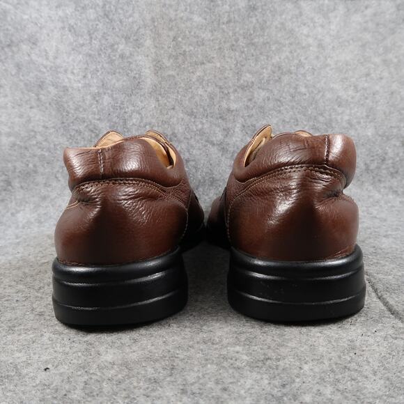 Johnston & Murphy Shoes Mens 9.5 Derby Oxford Leather Sheepskin Split Toe Brown main image 7